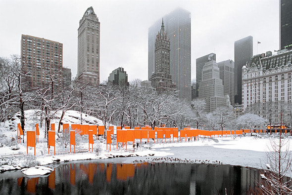 Christo and Jeanne-Claude_The Gates, Central Park, New York City, 1979-2005 (Photo)
