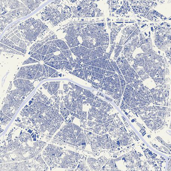 abc collection_Paris, map (Blue)