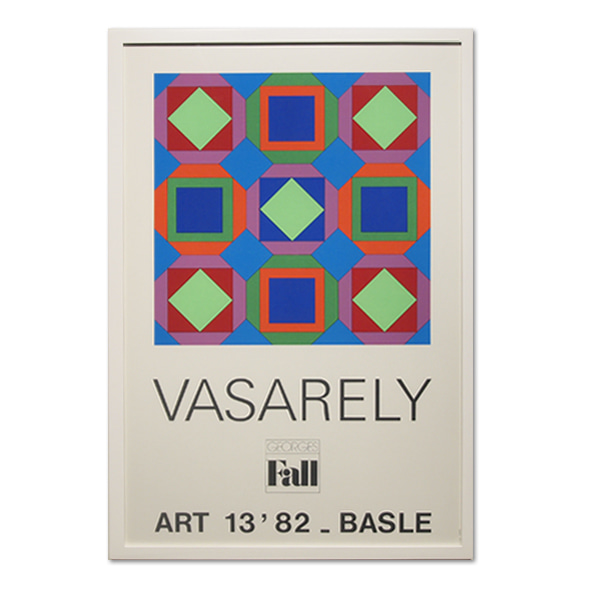 Victor Vasarely_Georges Fall Poster, 1982