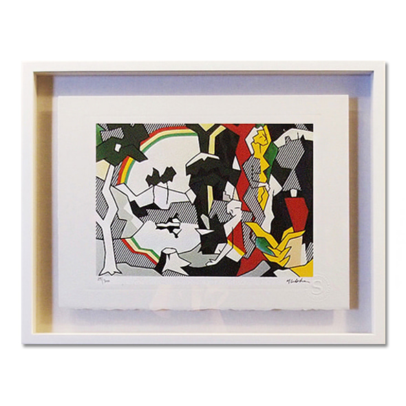 Roy Lichtenstein_Landscape with Figures and Rainbow, 1980