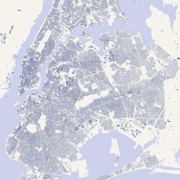 abc collection_New York, map (Blue)