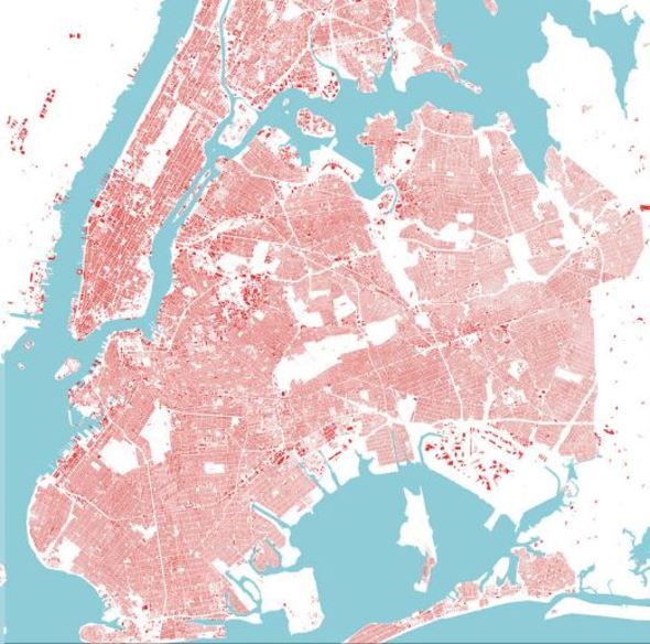 abc collection_New York, map (Red)