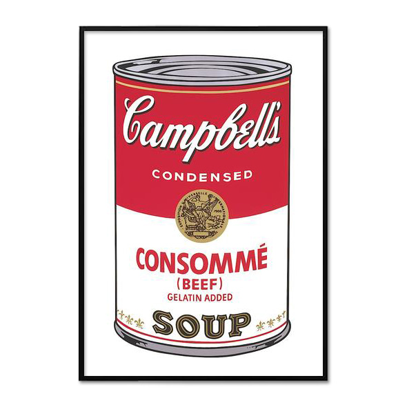 Andy Warhol_CAMPBELL&#039;S SOUP I_CONSOMME, 1968