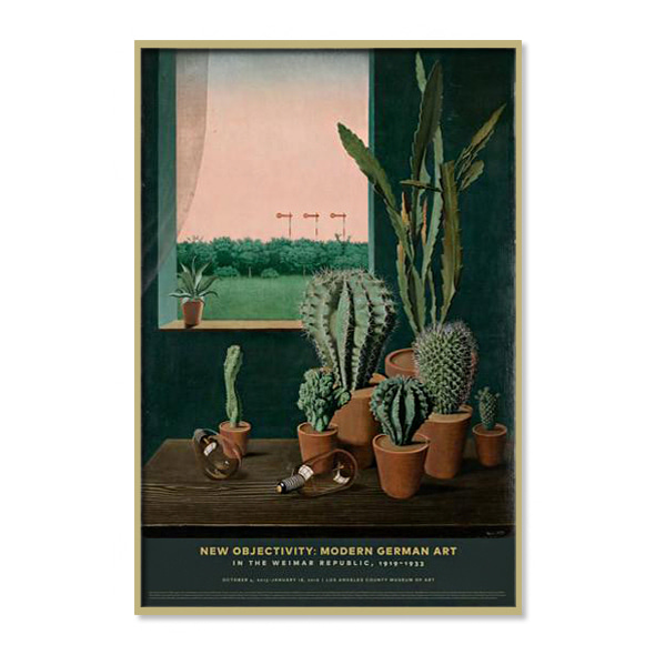 Georg Scholz_Cacti and Semaphore Poster