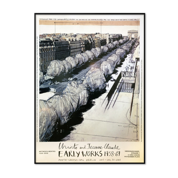 Christo and Jeanne-Claude_early works 1958-69 poster